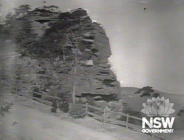 Rock cutting on the pass - late Victorian period