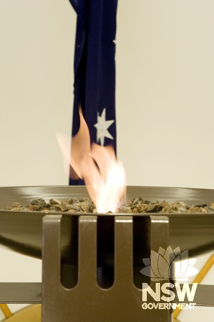 ANZAC Memorial interior - the Eternal Flame