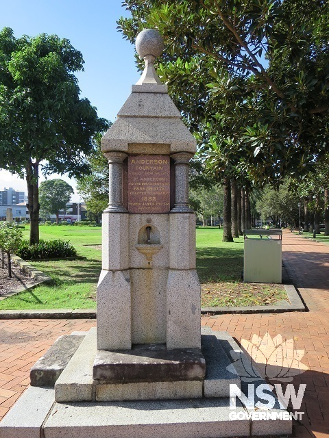 1882 Anderson Fountain (transferred to the square 1888)