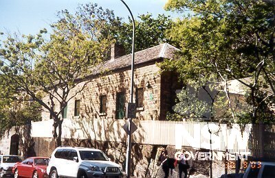 Glovers Cottages, Kent Street, built in the early 1820s and the oldest house in Millers Point.