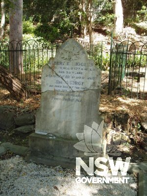 Grave at Old Man's Valley Cemetery