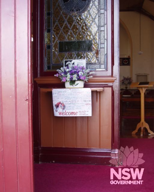 Entrance to Wesley Uniting Church