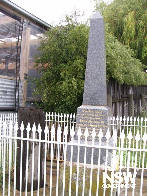 Memorial to Constable Nelson
