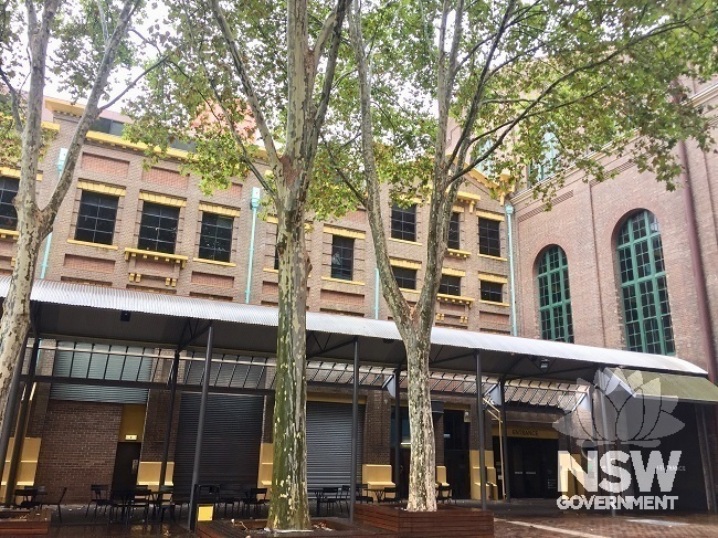 Rear of Switch House and Turbine Hall entrance