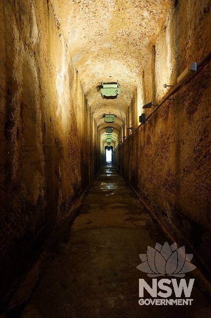 Tunnel 2 showing hopper bin outlet mechanisms