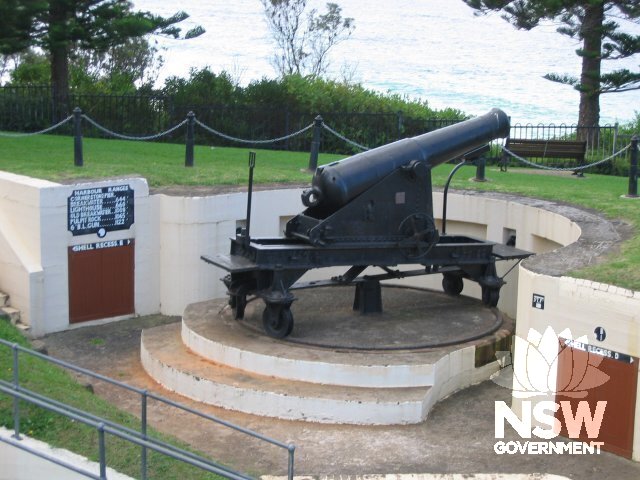 80 pound gun Smiths Hill Fort