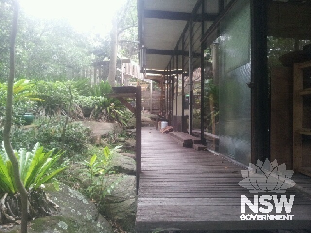 View along the front verandah