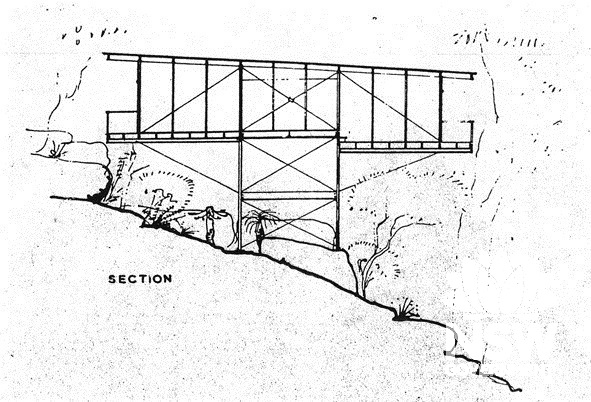 The Glass House section, originally piublished in Architecture Australia, October-December 1958, reprinted in Taylor, Jennifer, An Australian Identity: Houses for Sydney 1953-1963
