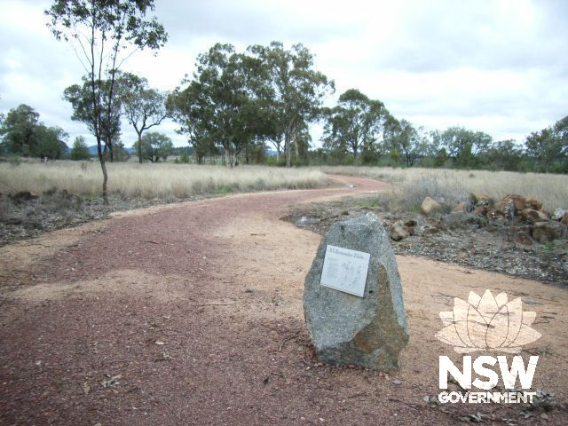 At various stages along the memorial walkway there are 7 granite boulders with plaques that describe the events that took place at Myall Creek Station on the 10th June 1838