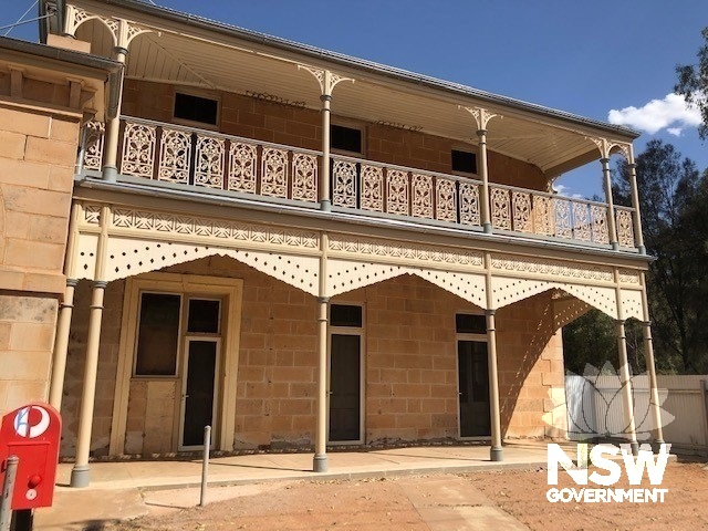 front of residence showing two storey verandah