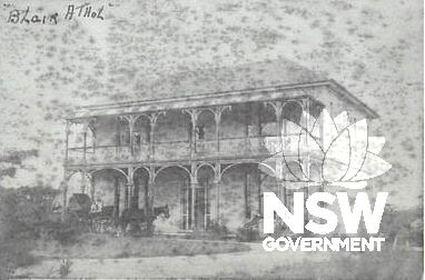 c. 1890 photo of Blair Athol, Campbelltown & Airds Historical Society; Campbelltown City Library Local Studies File Ref 000\000183