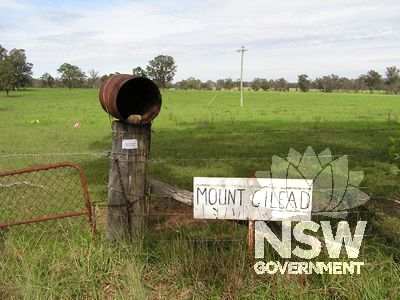 Mt. Gilead -gate at Appin Road.
