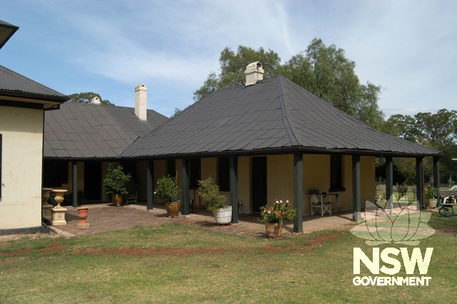 Denham Court house: rear  elevation - 2004