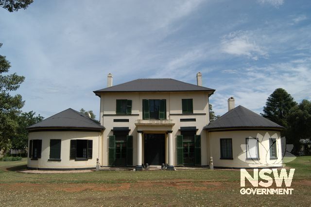 Denham Court house: Front (east) elevation - 2004