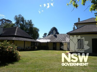 Denham Court house: side (south)  elevation - western end