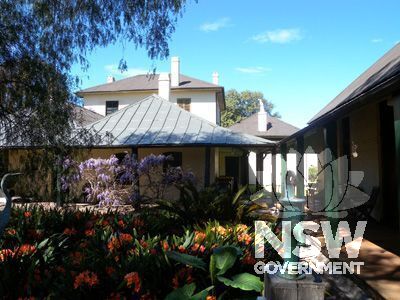 Denham Court house - rear  (west) elevation