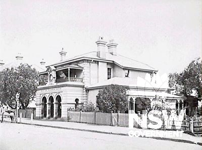 Old Campbelltown Post Office - historic photo - Post and Telegraph Office,Queen St Campbelltown c, 1900 - Campbelltown City Library Image No. 000\000303