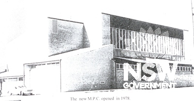 view of multi-purpose centre opened in 1978