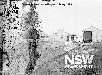 Greta Railway Station, 1891. Hunter Photo Bank No 00104531 available from Newcastle Regional Library
