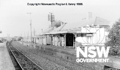 Greta Railway Station, 1982. Hunter Photo Bank No 16301957 available from Newcastle Regional Library
