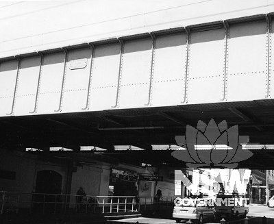 Burwood rail underbridge