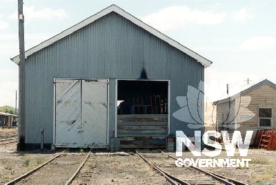 Cooma Engine Shed - Old doors - southern end