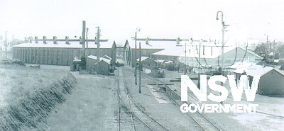 Junee Railway Station, yard, locomotive depot