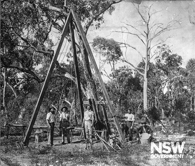 'Gold exploration, Mudgee c.1901', Historic Photographs Collection of the Geological Survey branch of the former department of Mineral Resources, now NSW Resources & Energy Division, NSW Trade & Investment