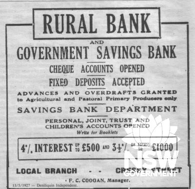 1500008b10.jpg - CRESSY ST -RURAL BANK - pg28 - Our Heritage Newspaper.Deniliquin Library Local History Files, Taken By Ms. Lis Connor; RE: Deniliquin Council Heritage Inventory Photographs-1500008b10.jpg