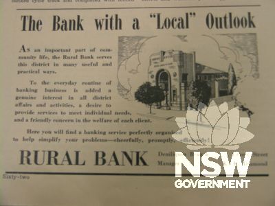 1500008b8.jpg - CRESSY ST -RURAL BANK - pg28 - Our Heritage Newspaper.-Deniliquin Library Local History Files, Taken By Ms. Lis Connor; RE: Deniliquin Council Heritage Inventory Photographs-1500008b8.jpg