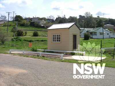 Gundagai Railway Station Weight bridge, looking north