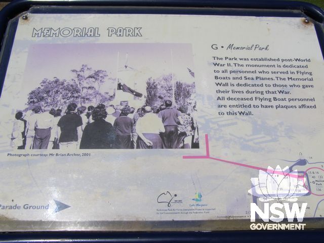 Rathmines Park, former RAAF Seaplane Base