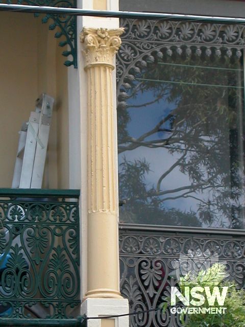 46-60 Illawarra Rd Marrickville - detail, engaged column to fin wall