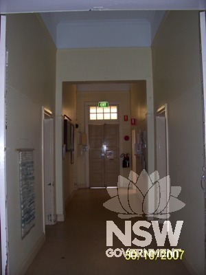 Internal view - central hallway