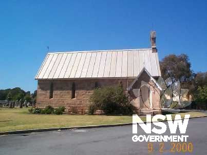 All Saint's Church, Albion Park - side elevation