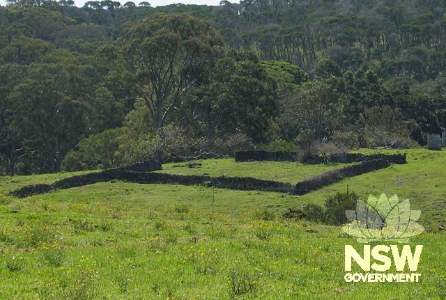 Dry Stone Wall Animal Pen.
