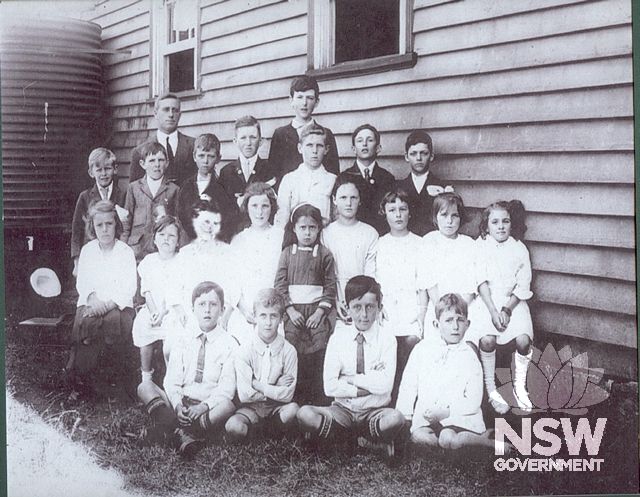 Croom School c1920.  Historic Photograph.
