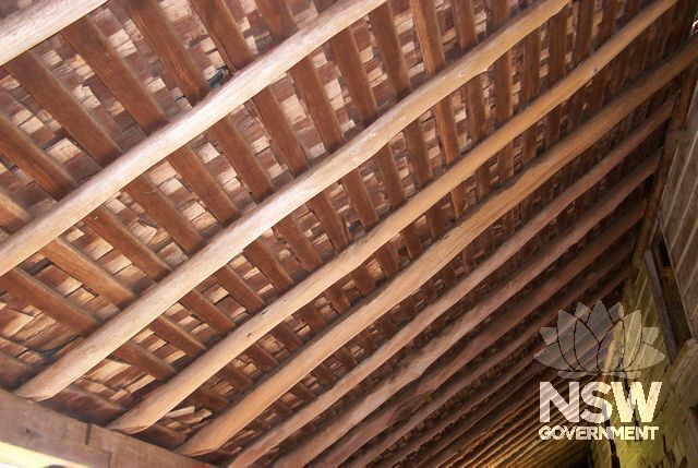 Slab Stables - Internal Oak Shingle Roof.