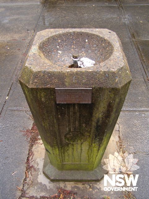 Centenary Hall Bubbler.