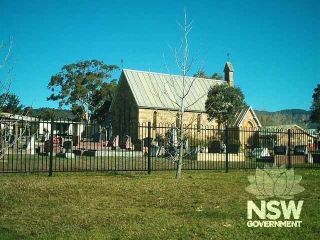 All Saint's Church, Albion Park - with cemetery