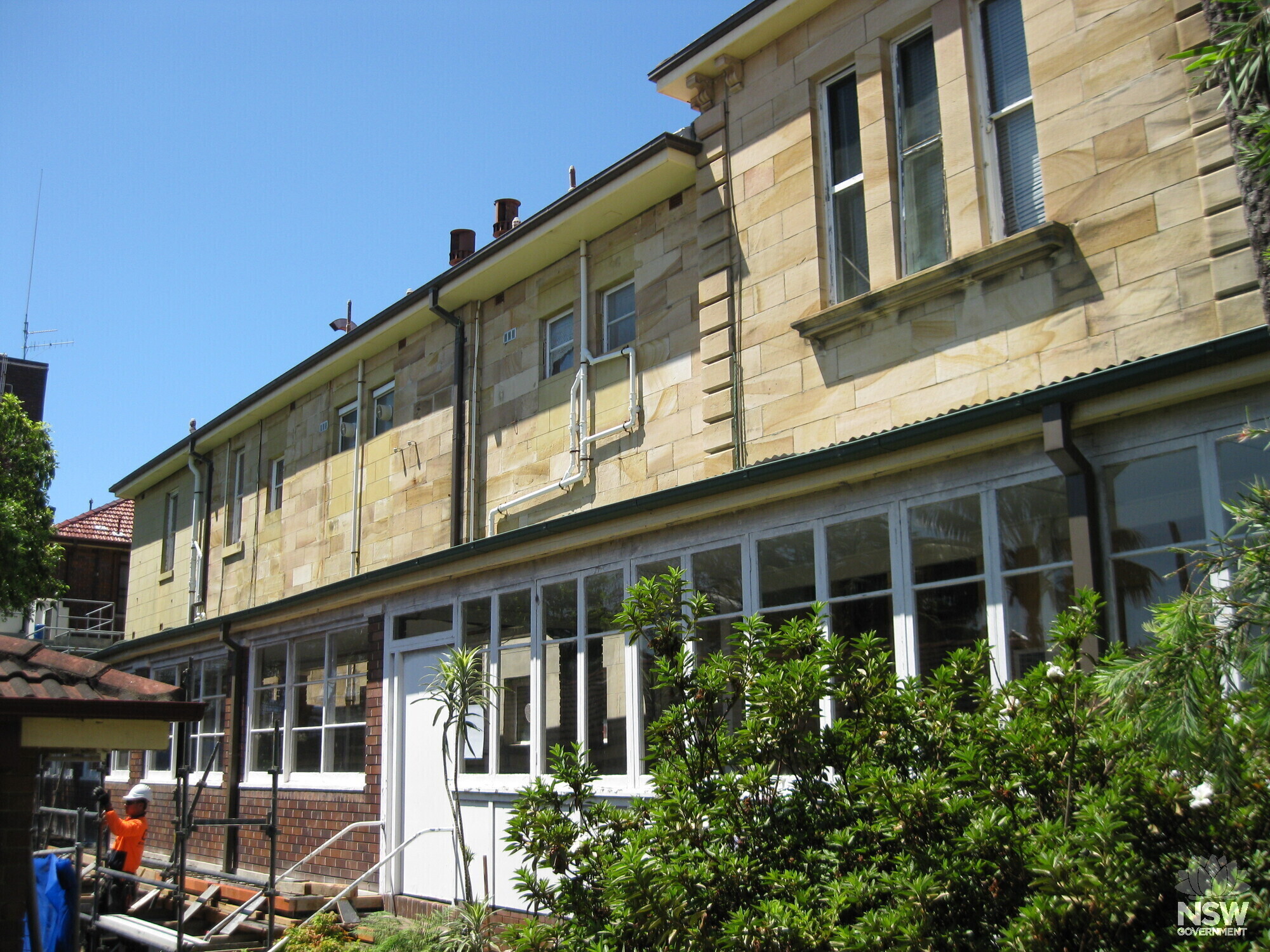 Denistone House (rear felevation enclosed verandah)