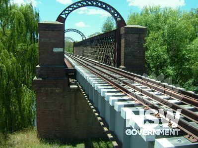 Rail Bridge - Macdonald River, Woolbrook