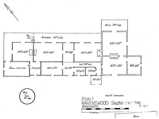 Geoff Svenson's 1986 measured drawing (Uni assignment).