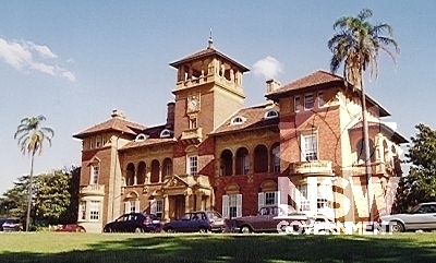 Thomas Walker Estate - north-east (front) elevation of the central section of the main building.