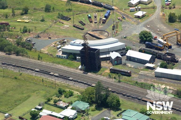 Casino Loco Depot, with Harman coal stage in foreground