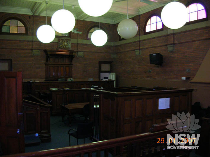 Corutroom of Narrandera Court House