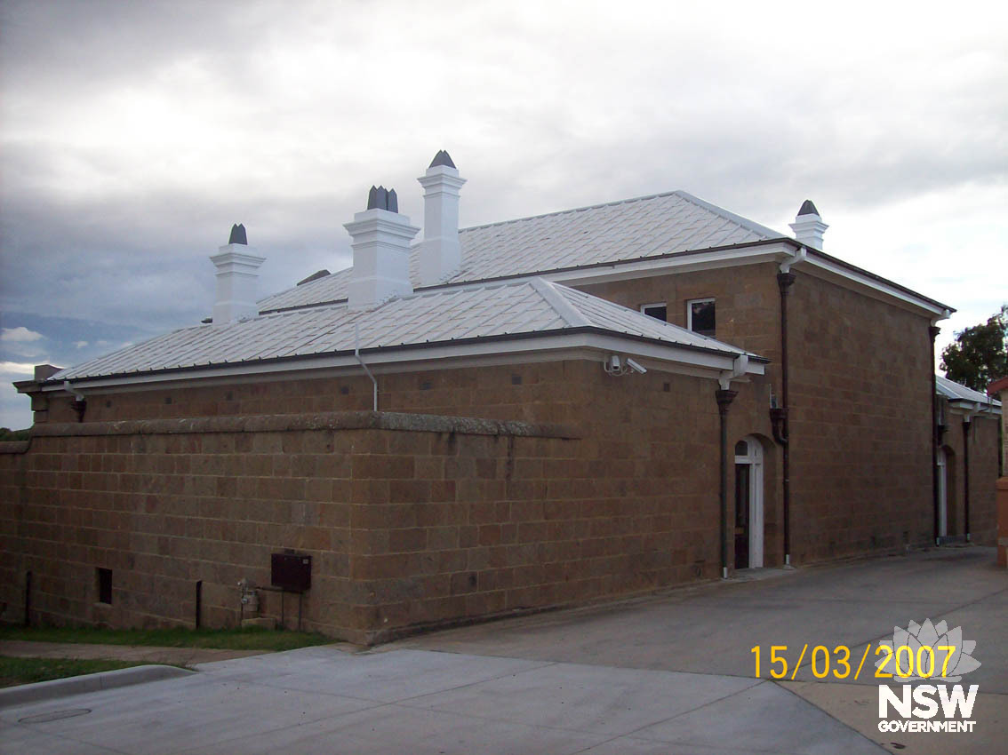 Cooma Courthouse, rear elevation.