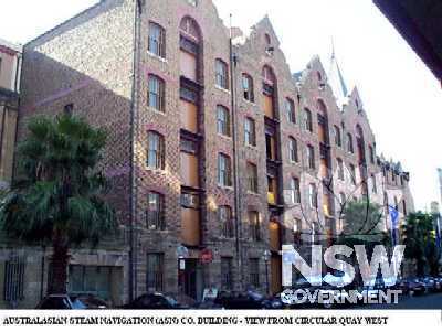 Australasian Steam Navigation Company (ASN) Building - view from Circular Quay West 1997