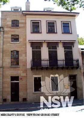 Merchant's House view from George Street 1997