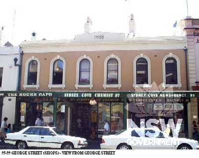 95-99 George Street (shops) view from George Street 1997